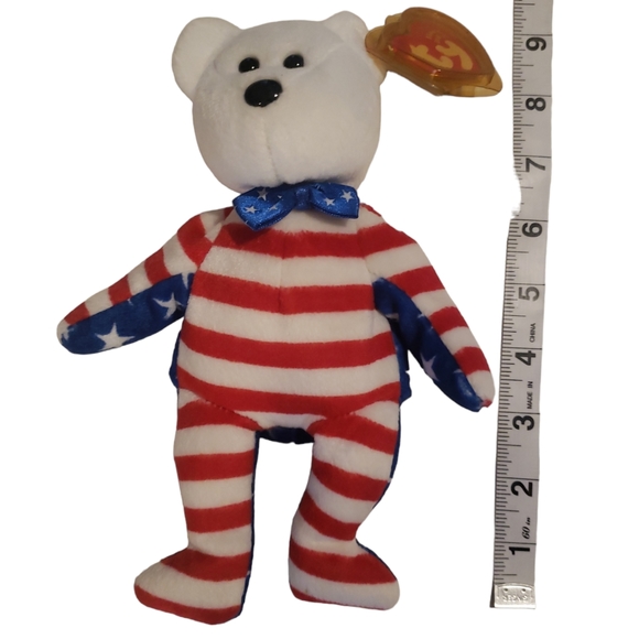 Vintage Ty Beanie Baby Liberty Bear - Picture 6 of 7